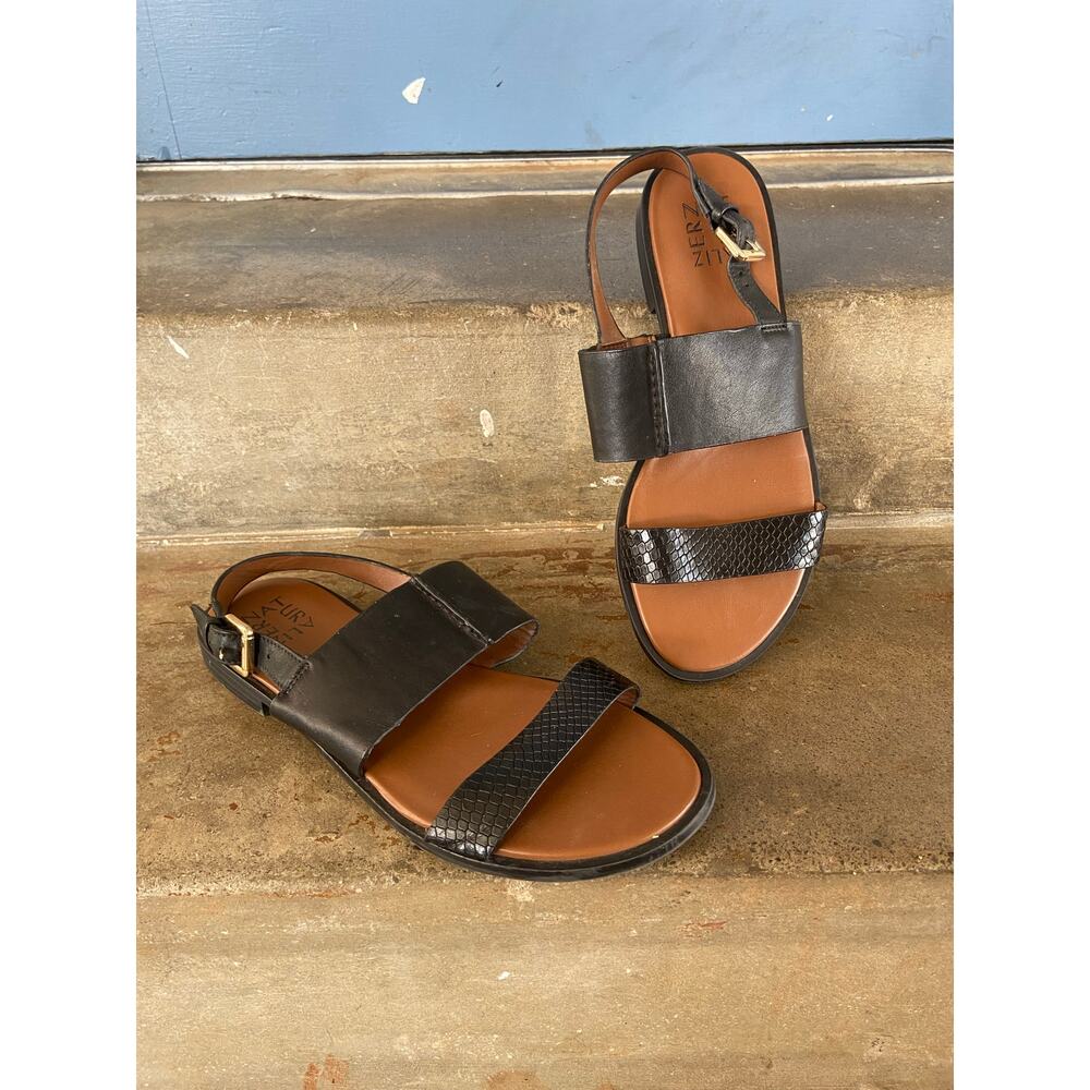 Naturalizer Fairfax black 2 strap slingback sandal